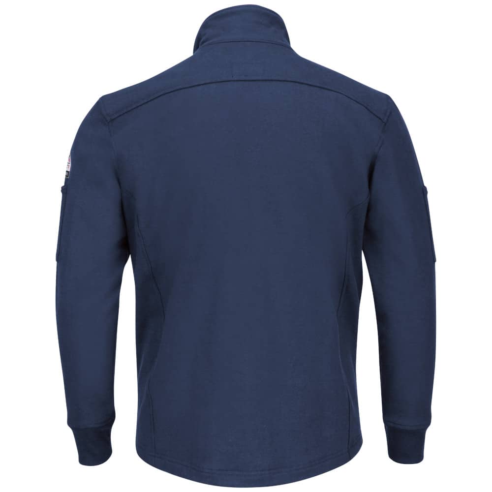 Image of Men's Fleece Zip-Up Hoodie (Navy)